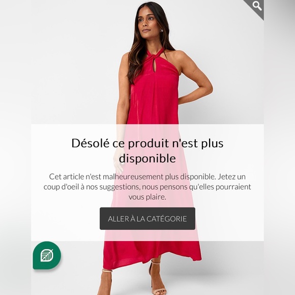 Fuchsia twisted halter dress - Picture 2 of 12